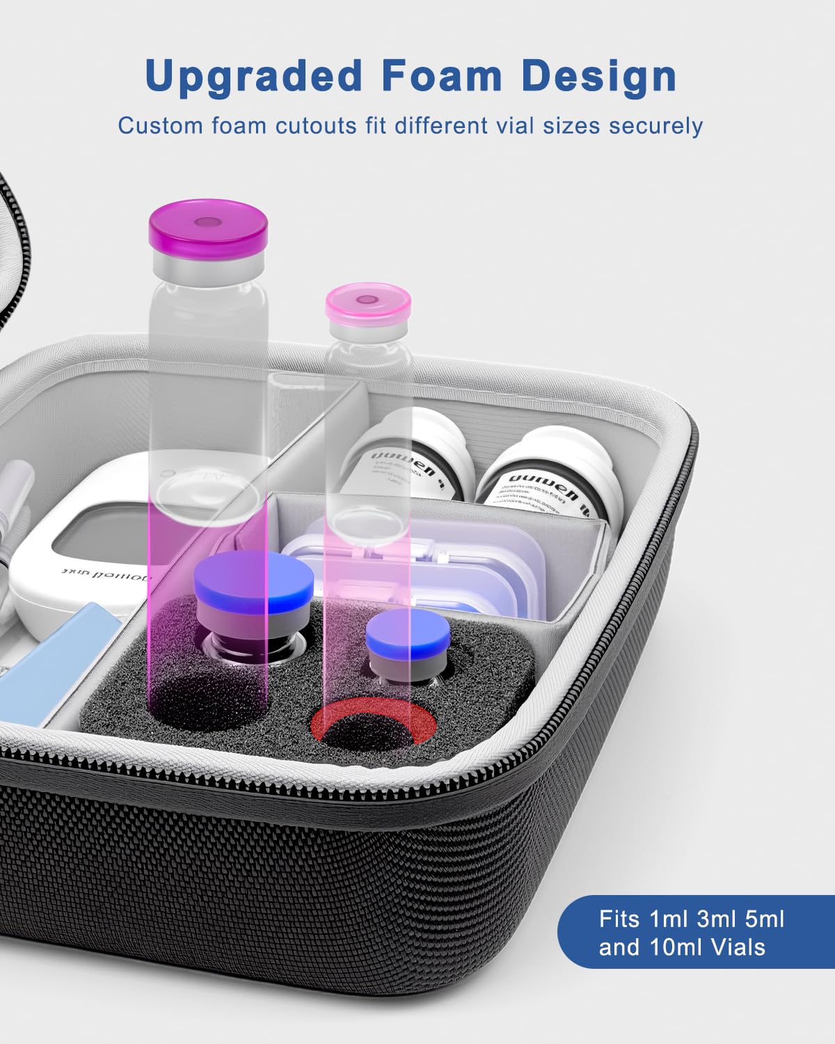 Krypthos travel case with detachable lanyard for easy carrying