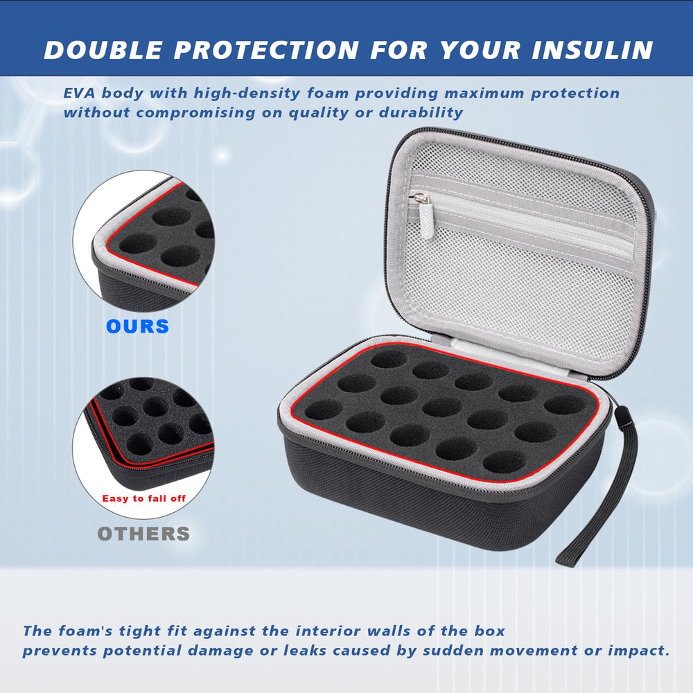 Krypthos 10-slot design accommodates 1ml, 3ml, 5ml, and 10ml vials