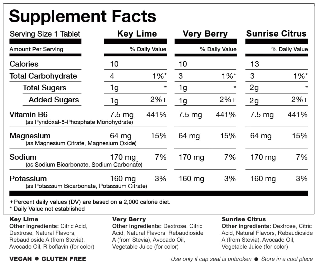 KSPtabs Trial Pack Lime packet promotes hydration and electrolyte balance.