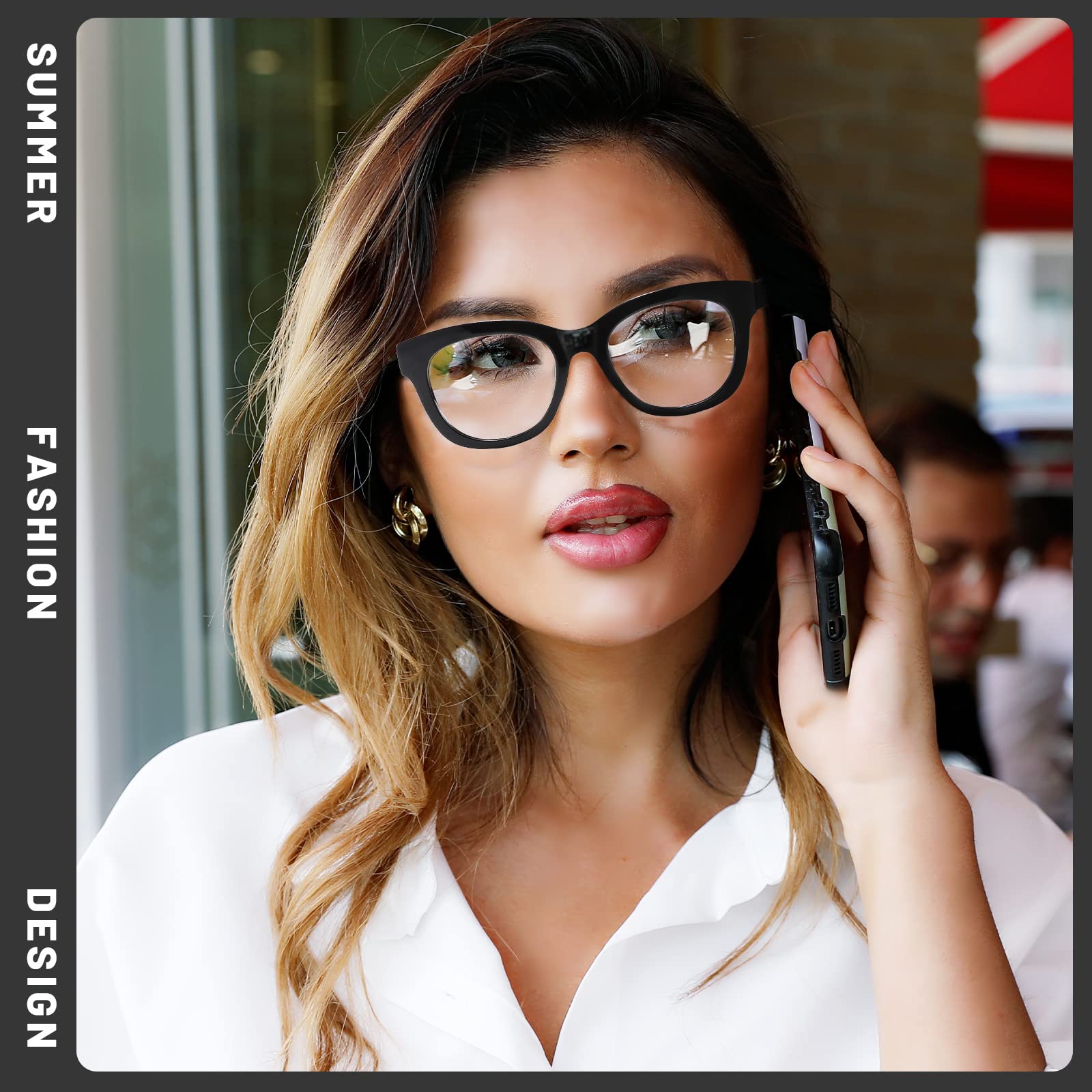 KSSESSE blue light filtering lenses to reduce screen glare