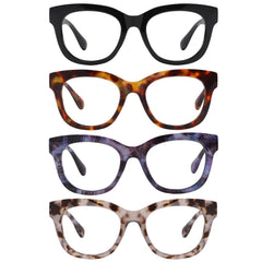 KSSESSE oval frame reading glasses for comfortable all day wear