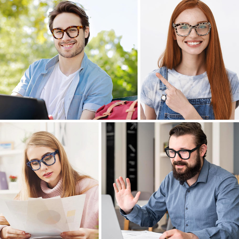 KSSESSE thick frame with ultra light polycarbonate lenses for durability