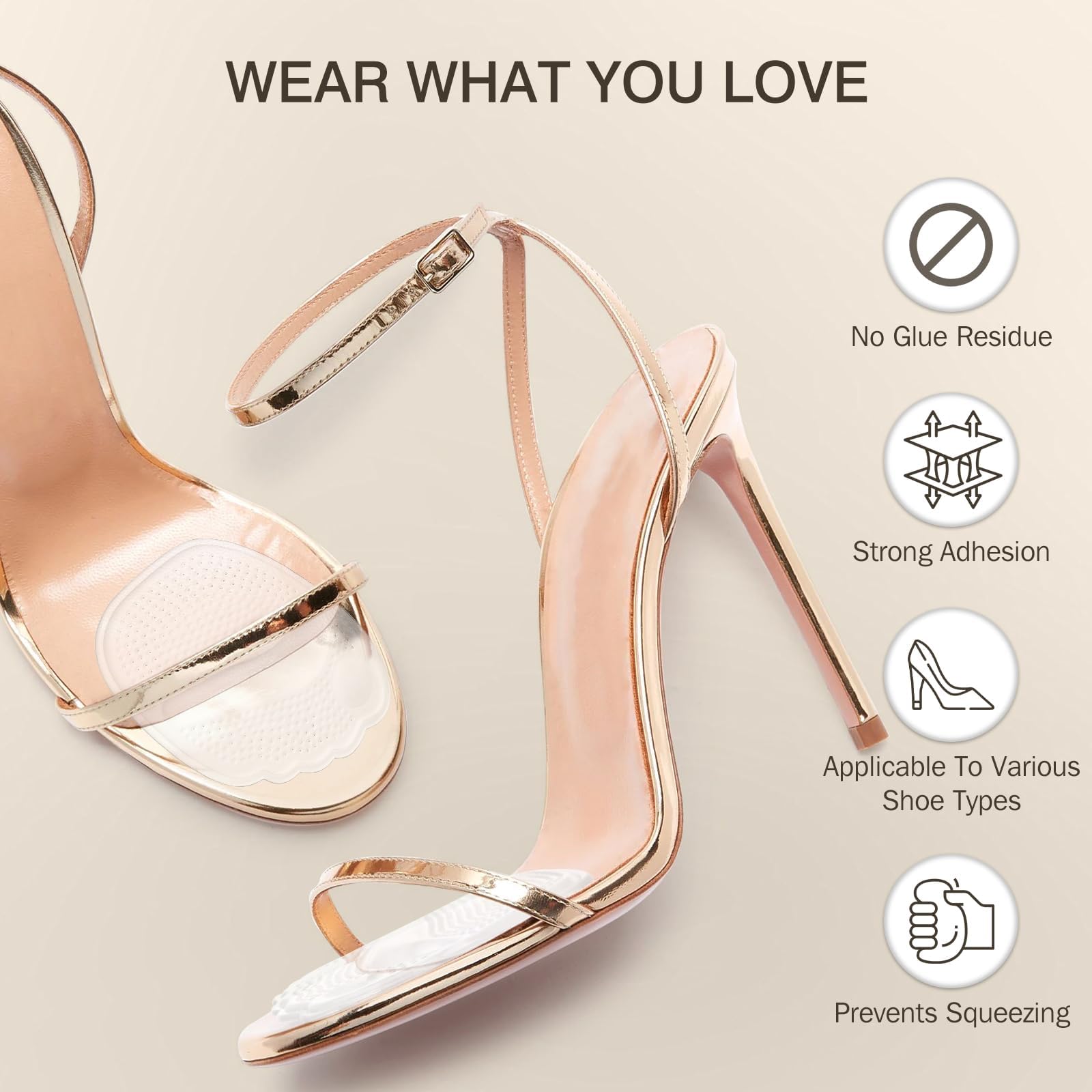 KTSAY medical-grade gel pads are ultra-thin and lightweight for discreet use.