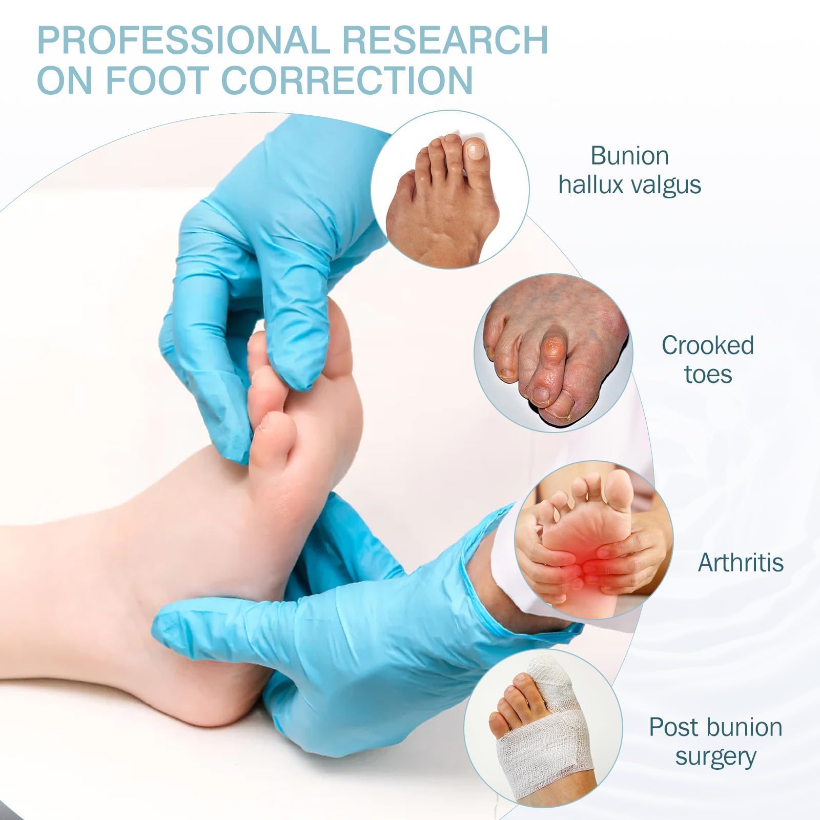 KTSAY toe separators ideal for pedicures and spa routines.