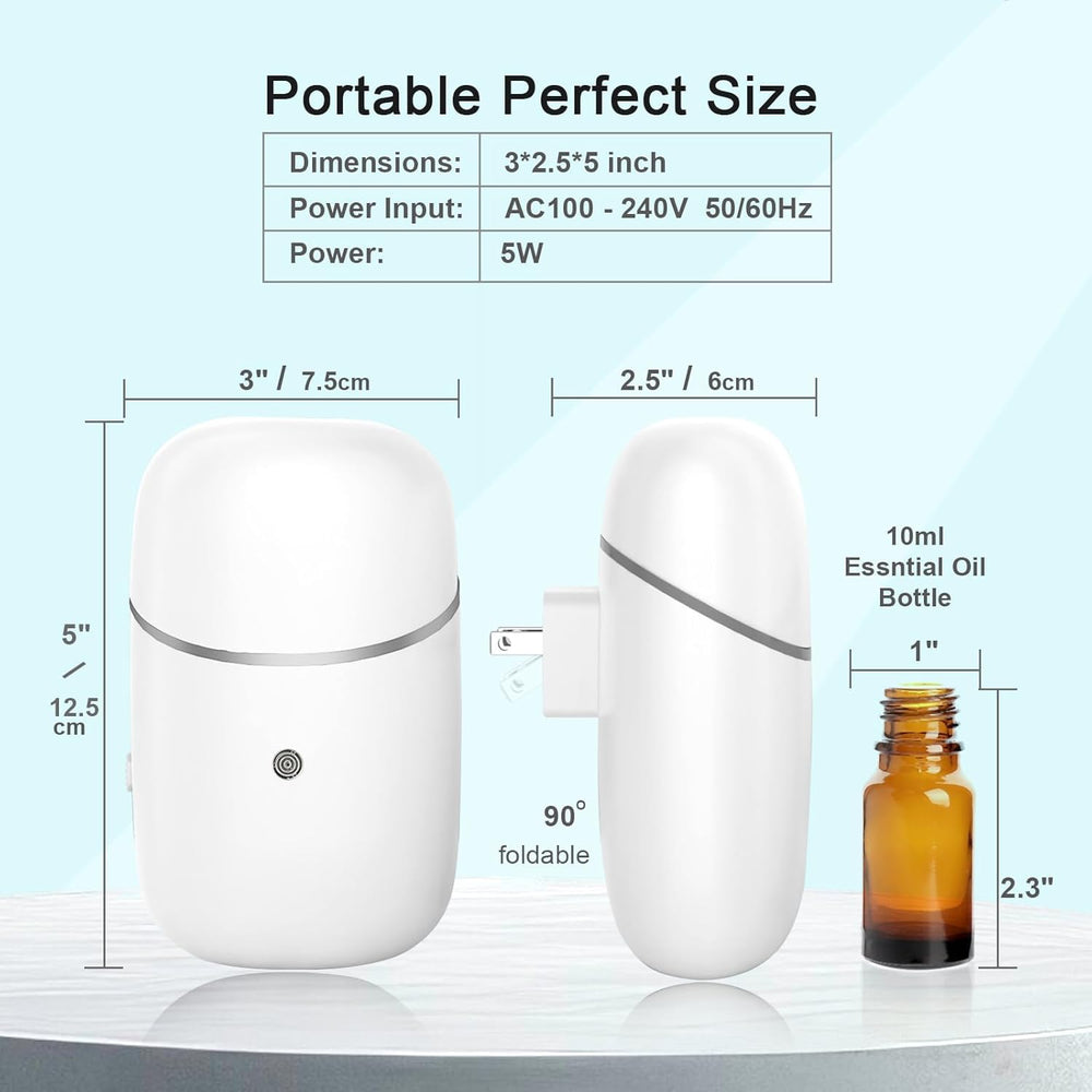 Kuandawei low-high mist settings tailor fragrance to room size.