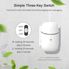 Kuandawei nebulizer diffuser no-water delivers direct nano mist for quick aroma.