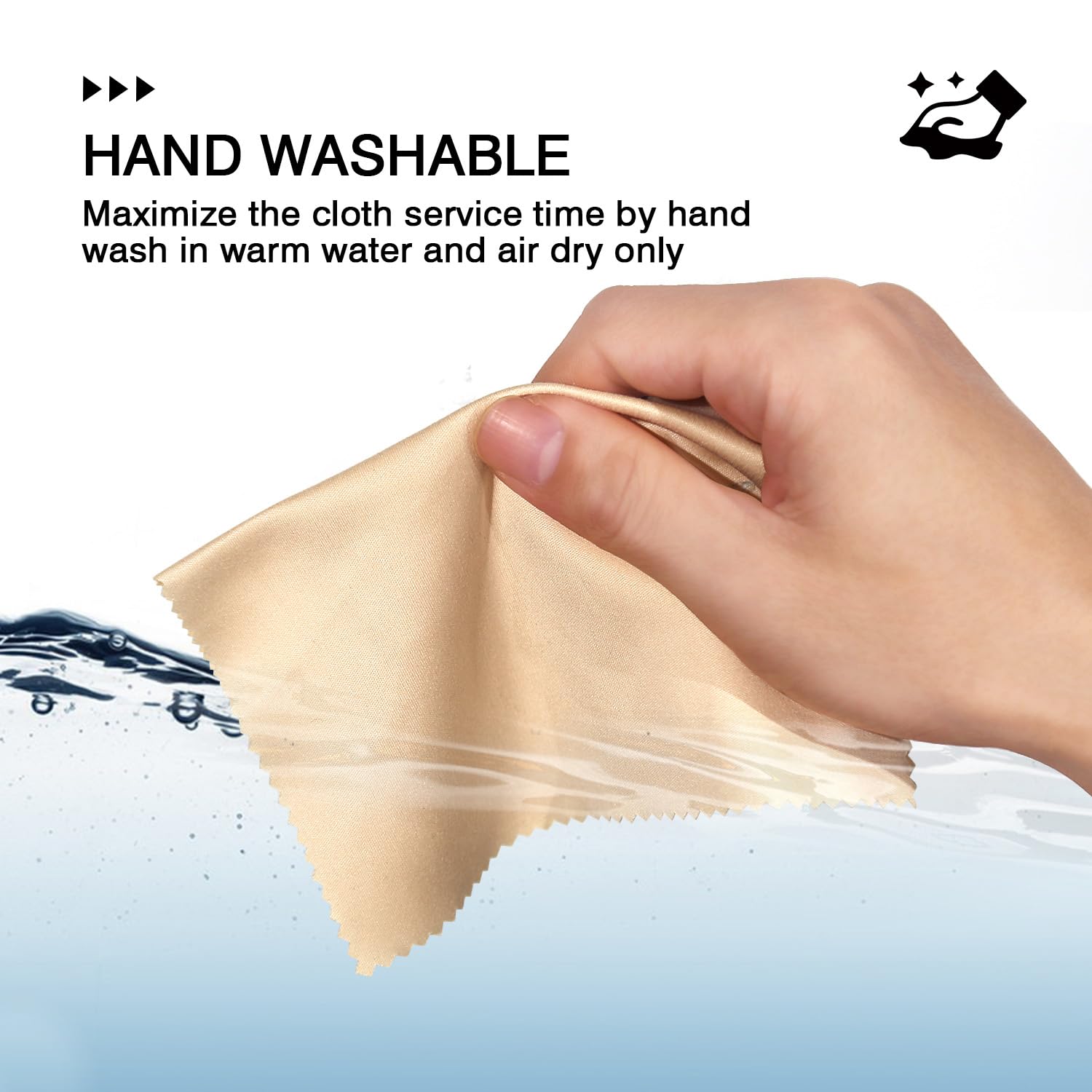 Kukifun camera lens cleaning cloth aids precise cleaning on lenses.
