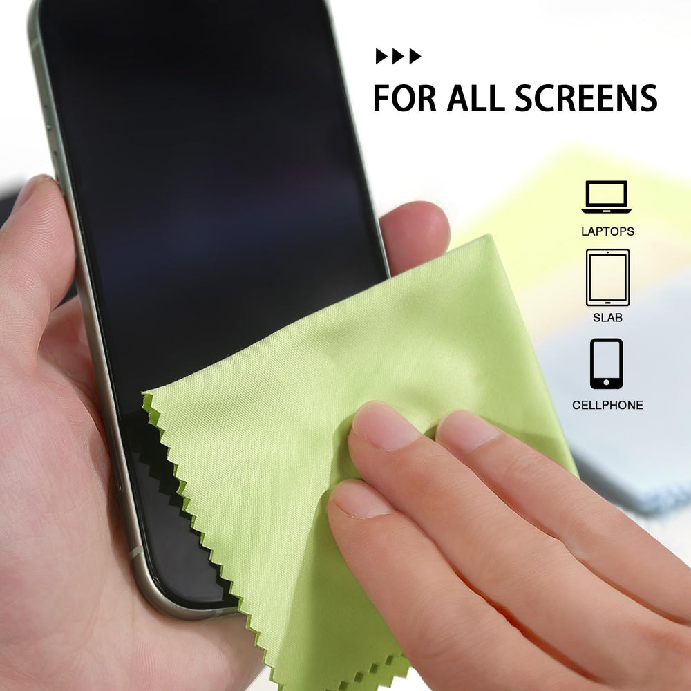 Kukifun tablet screen cleaning cloth keeps displays bright and smear-free.