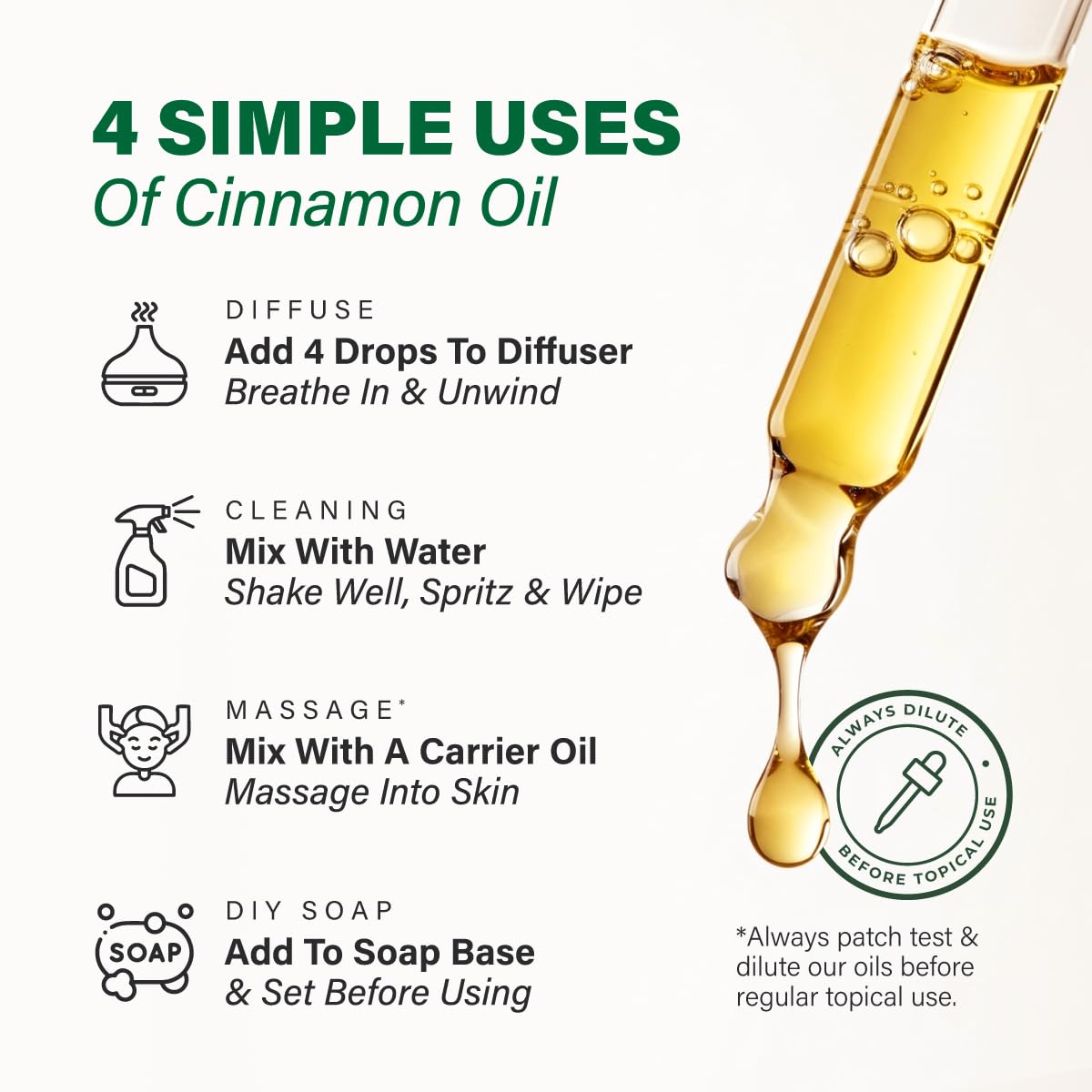 KUKKA Cinnamon Oils candle making focus warm spice aroma.