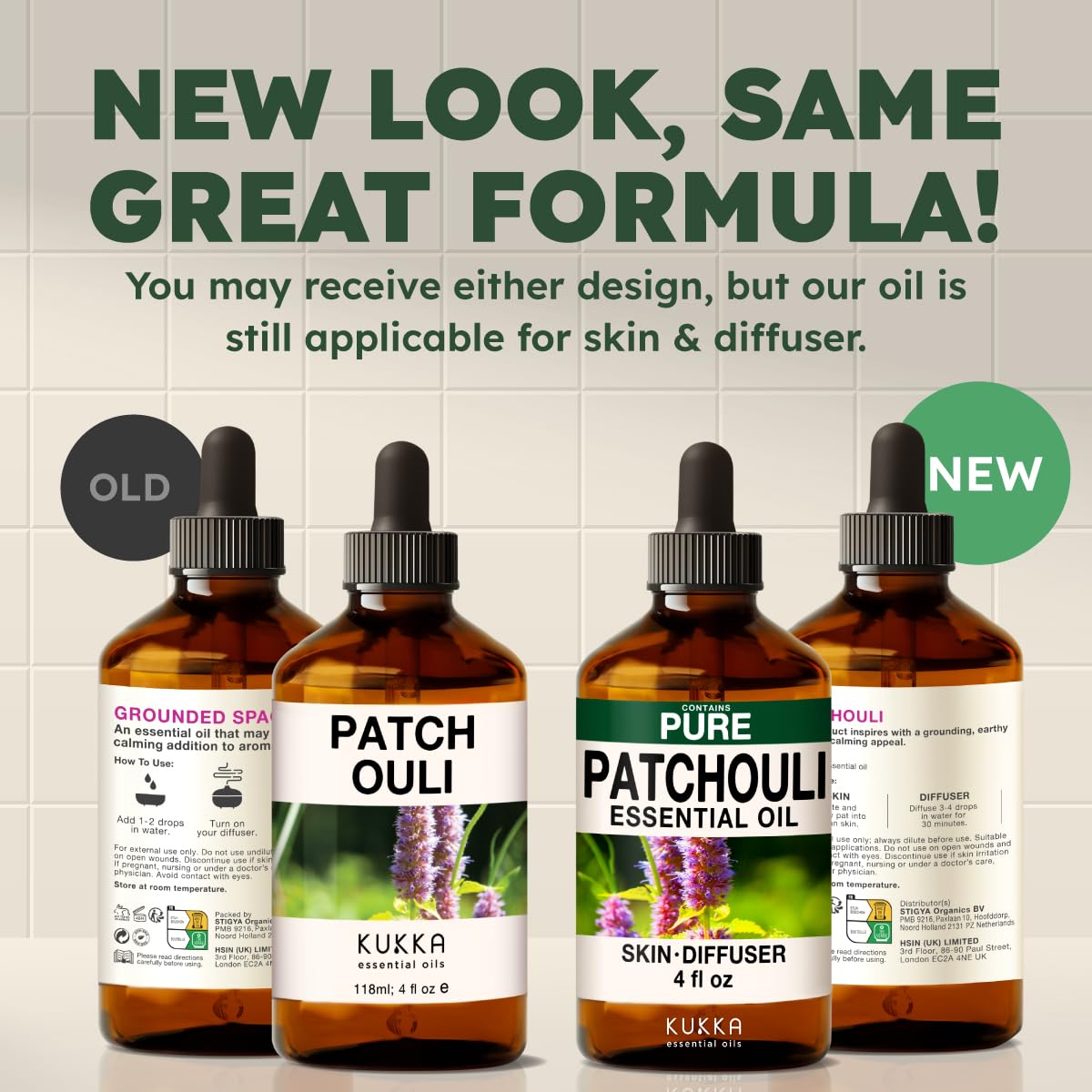 KUKKA Patchouli oil-bottle ideal for diffuser or DIY blends