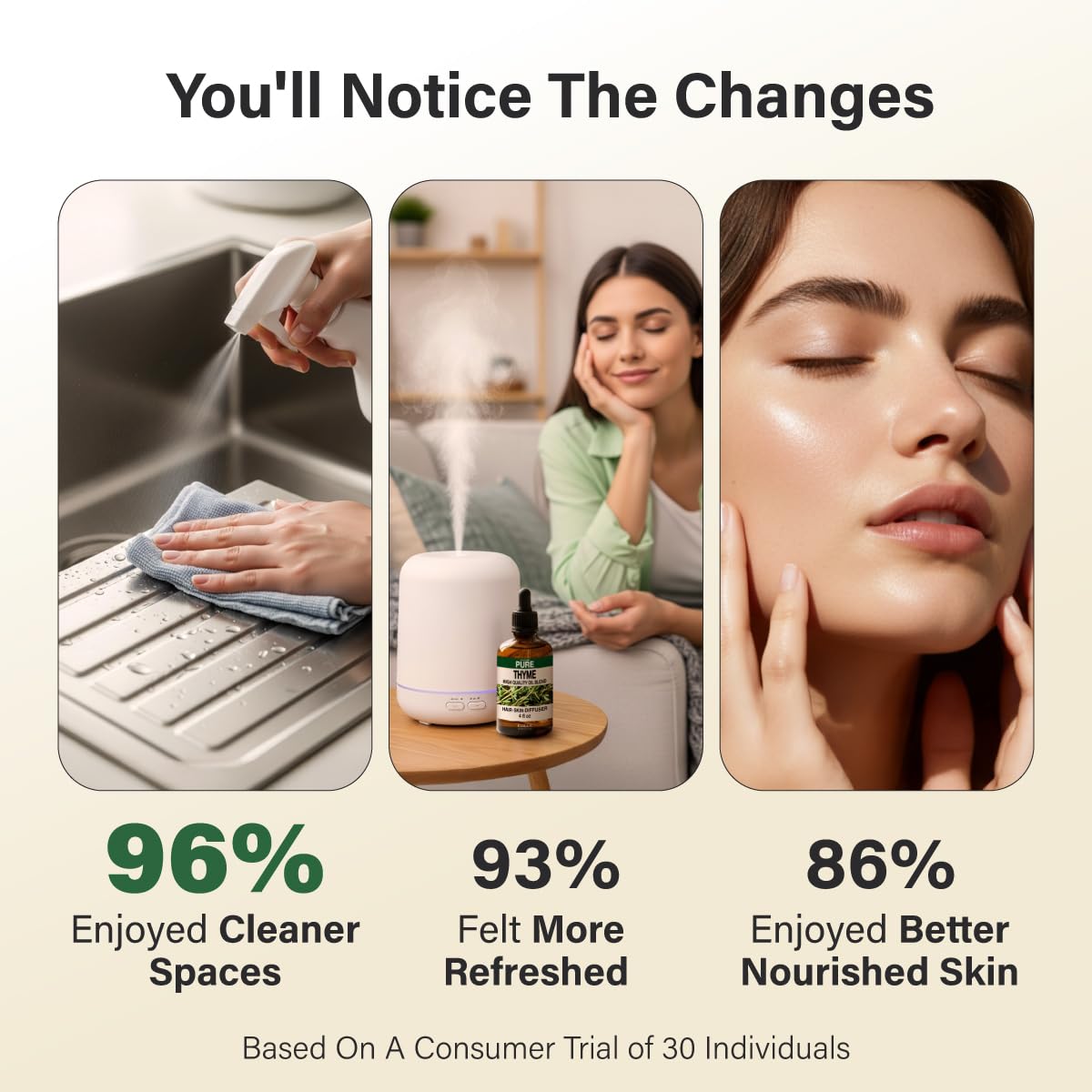 KUKKA Thyme Oil image demonstrates aroma and DIY potential for skincare and crafts