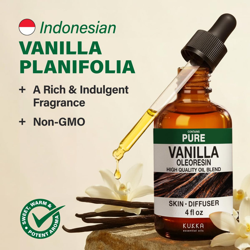 KUKKA Vanilla skin care oil image for a gentle, soothing routine