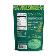 Kuli Kuli Moringa powder in a smoothie demonstrates versatile nutrition.