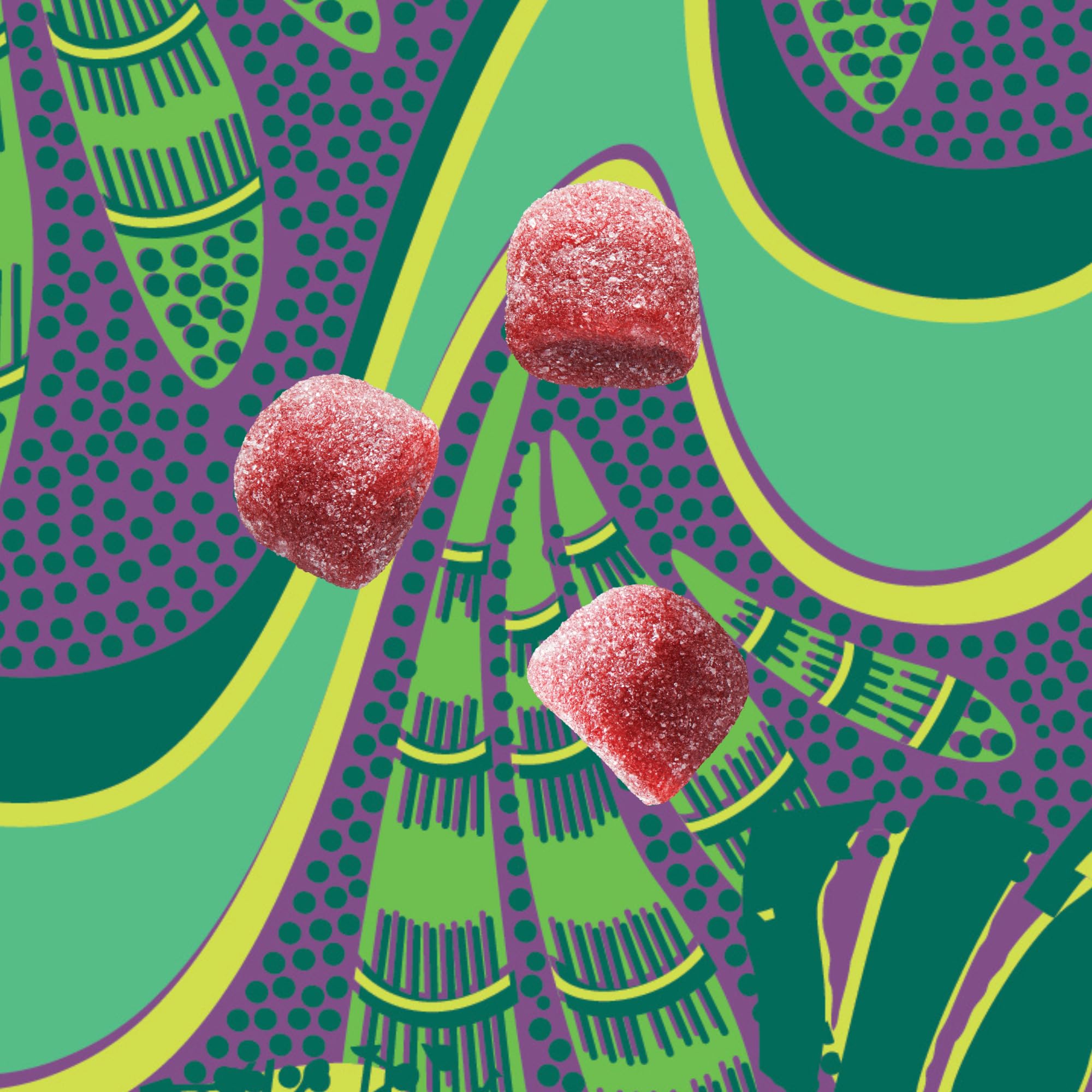 Travel-friendly bottle of Kuli Kuli Super Gummies for on-the-go skincare.