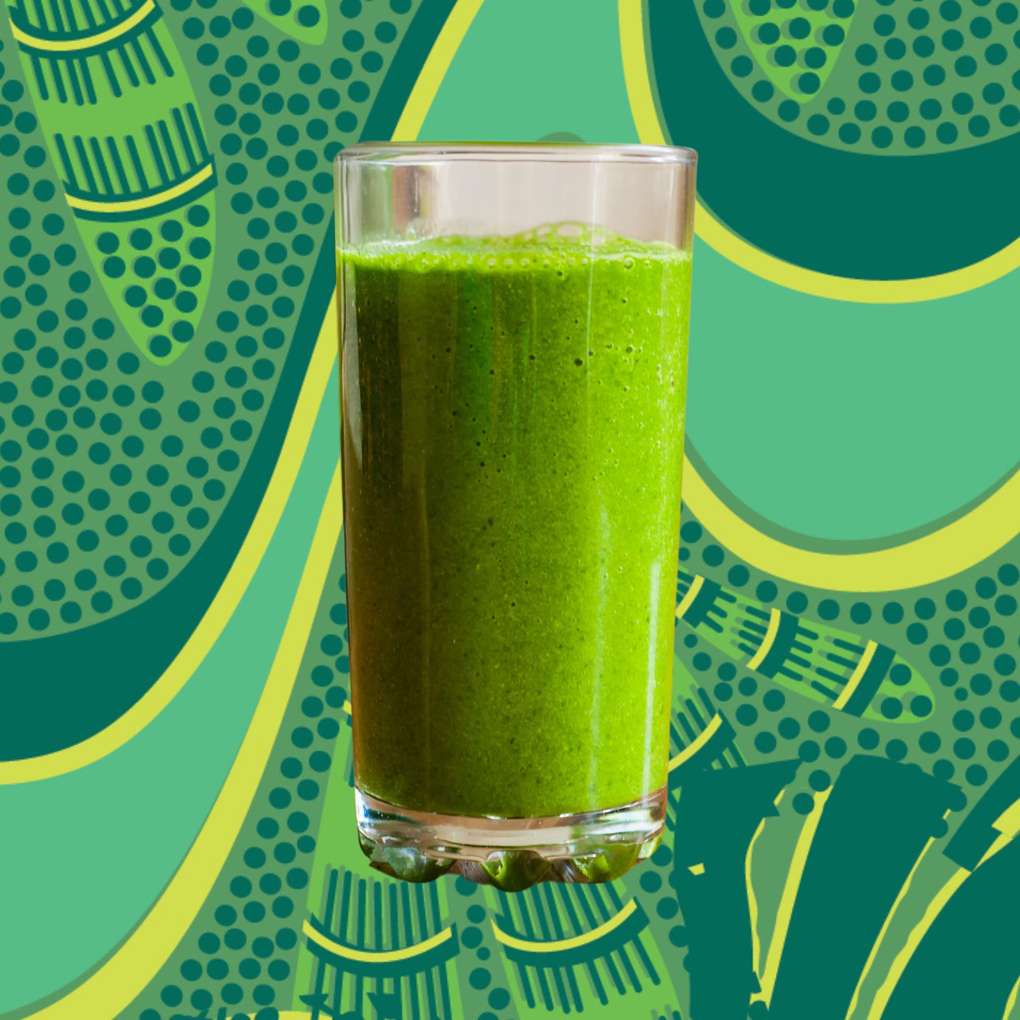 Kuli Kuli Green Power with yogurt bowl illustrating a vibrant breakfast option.