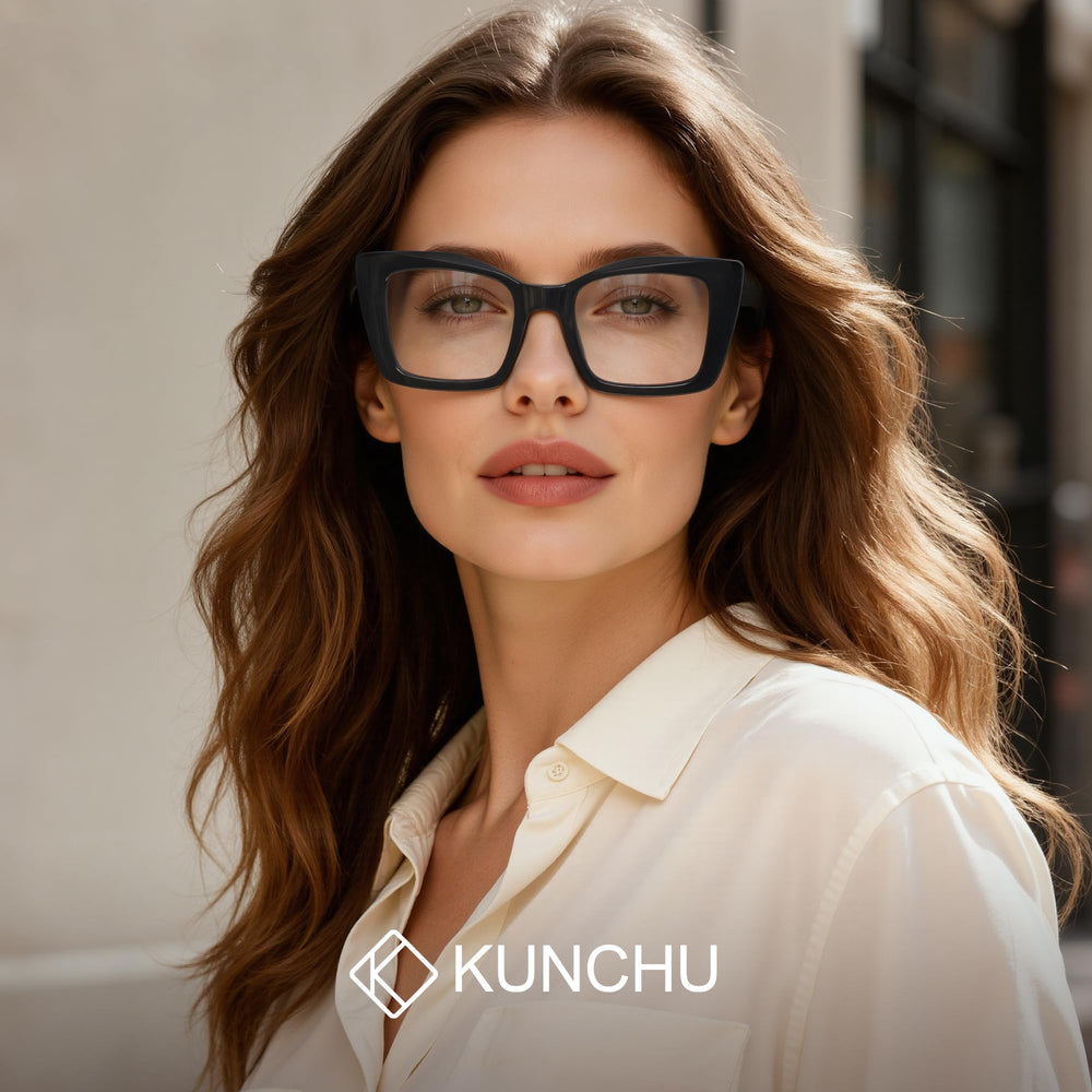 kunchu comfortable long-wear readers with flexible design