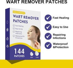 KUNJAYER wart remover patch close-up, natural ingredients for gentle care.
