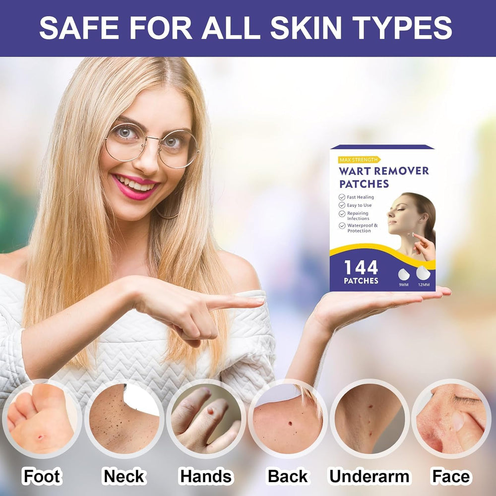KUNJAYER wart remover patch demonstrates strong adhesion against water and sweat.