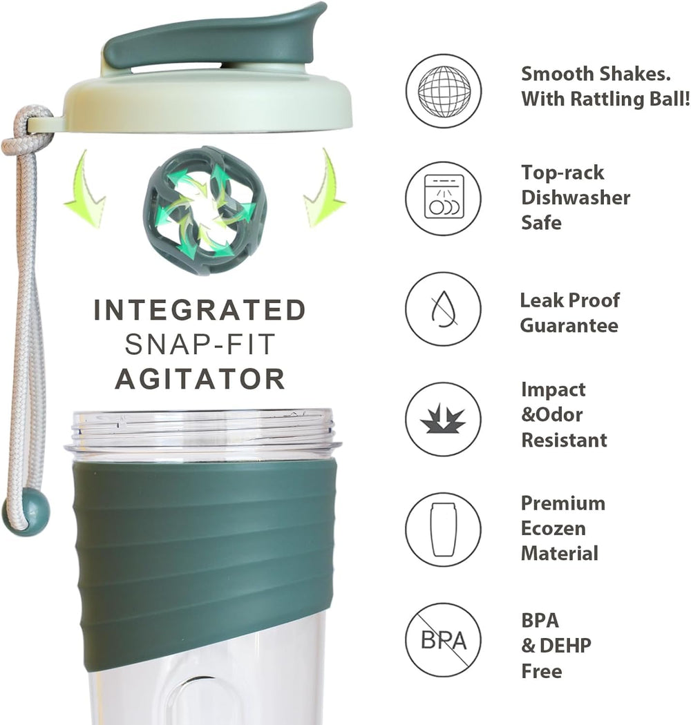 Kuoleopa odor-resistant Tritan keeps drinks fresh.