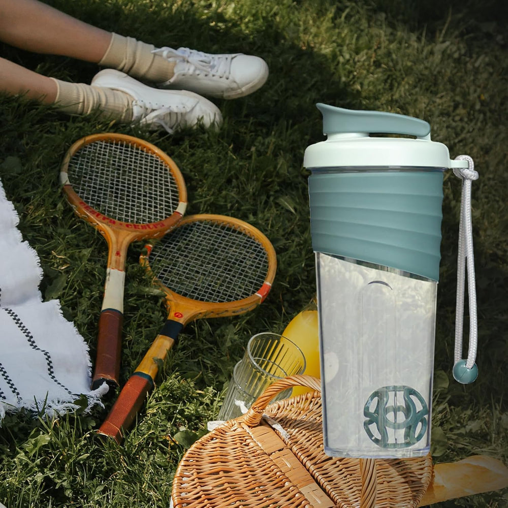 Kuoleopa portable protein shaker for gym or work on the go.