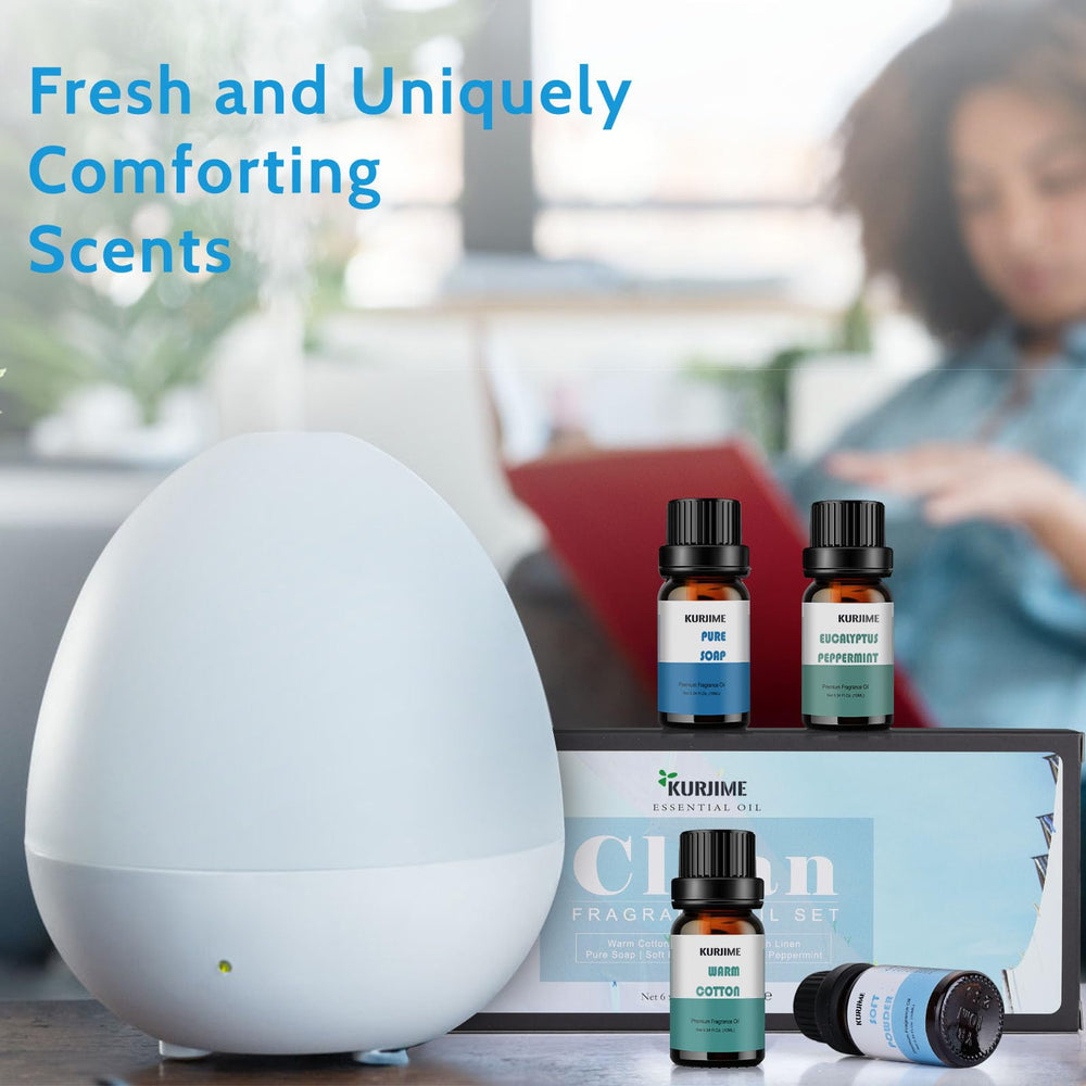 KURJIME Extra Clean diffuser oil delivers a bright, sanitary mood.