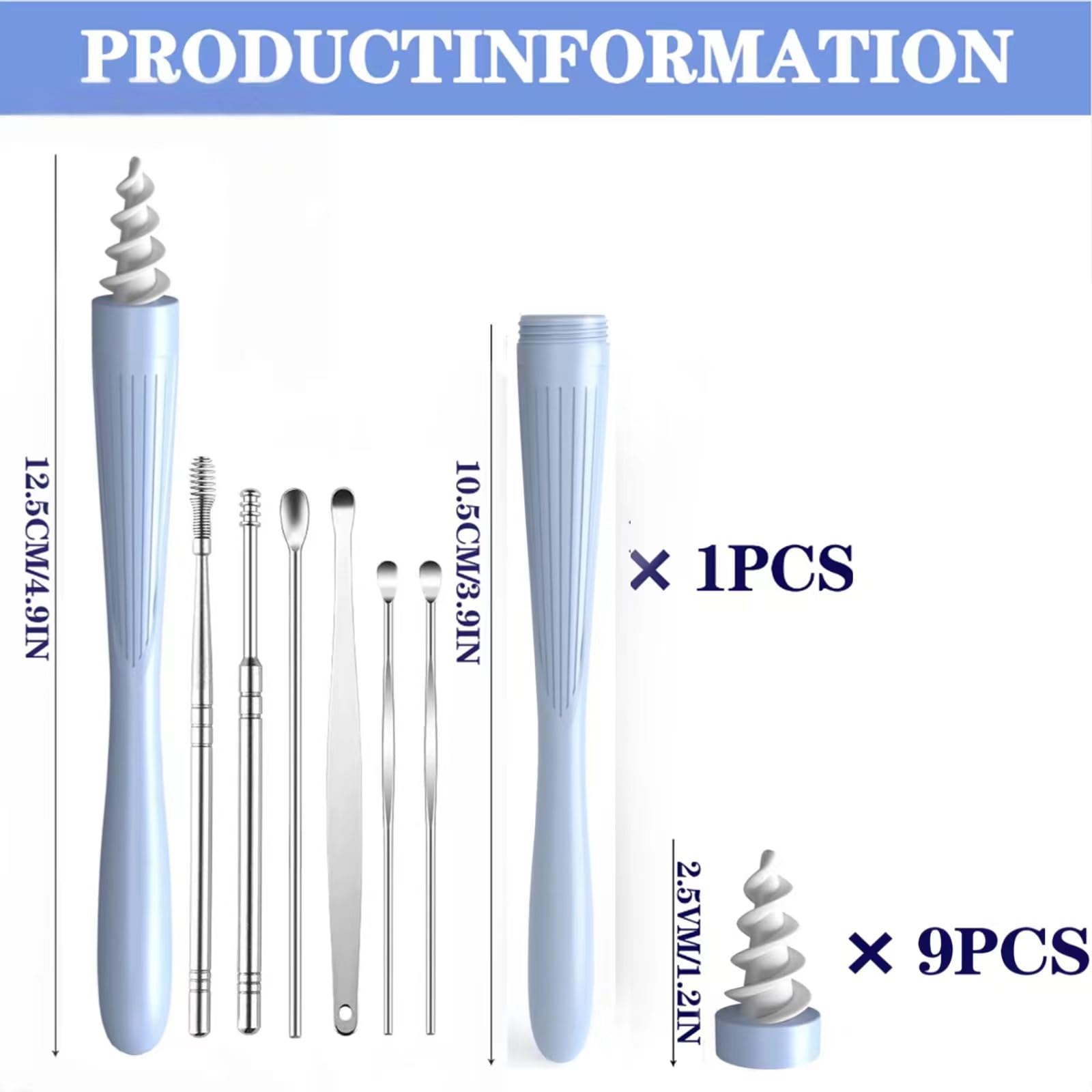 KUTDEP 7-tool kit includes replaceable heads for versatile at-home care