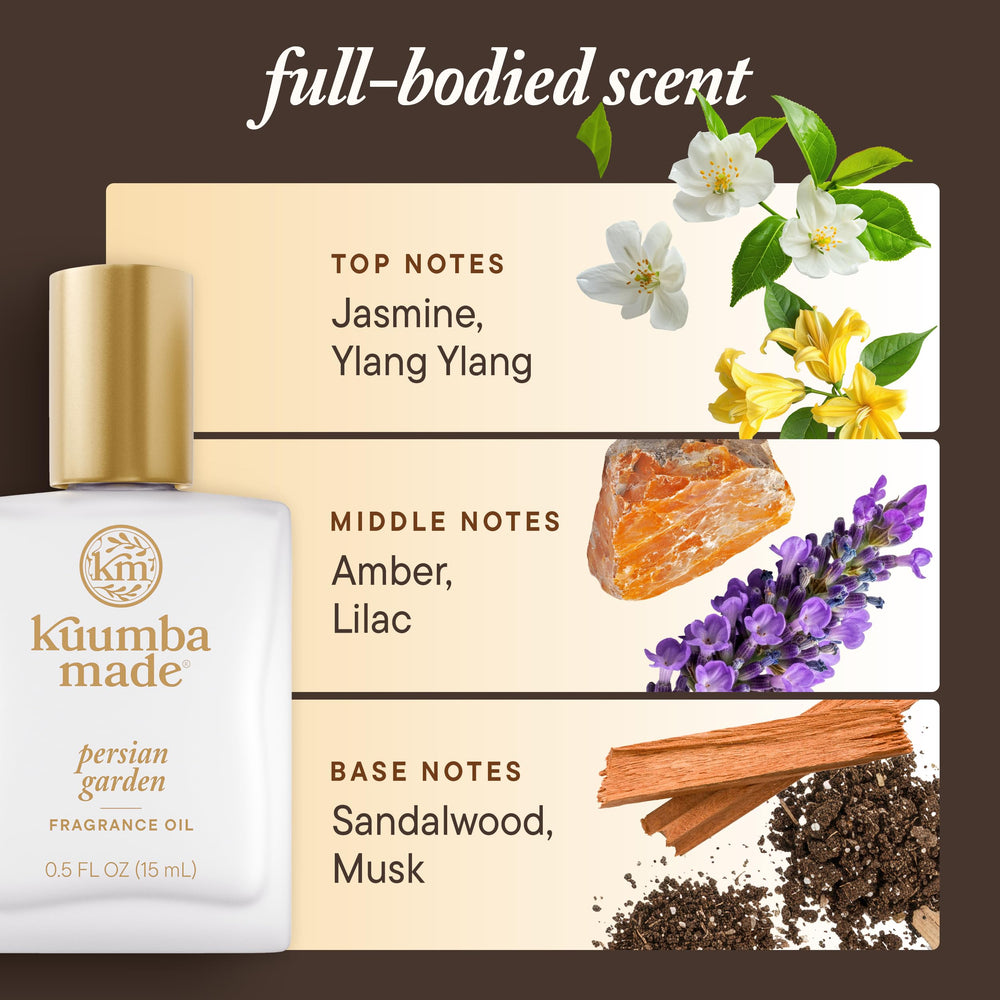 Kuumba Made Persian Garden fragrance oil cruelty-free Leaping Bunny label