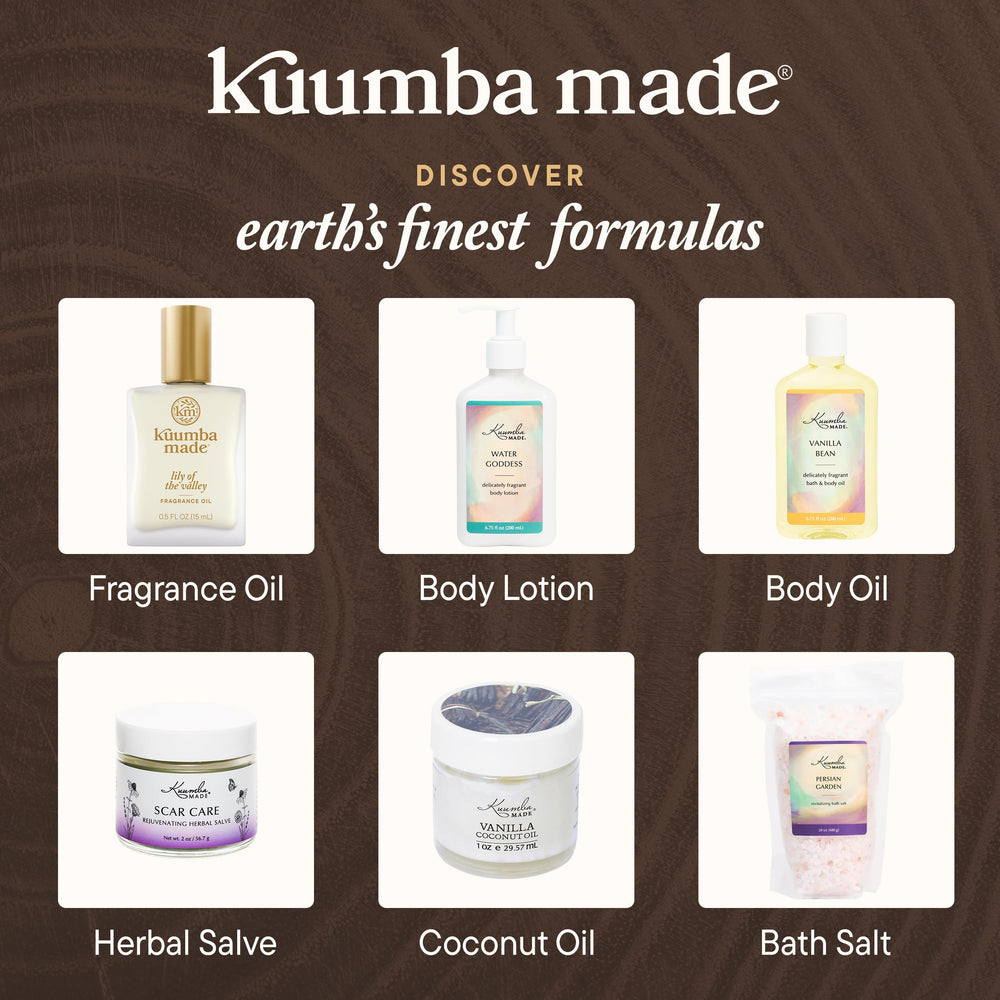 Kuumba Made Persian Garden fragrance oil lifestyle scene evoking spring garden mood