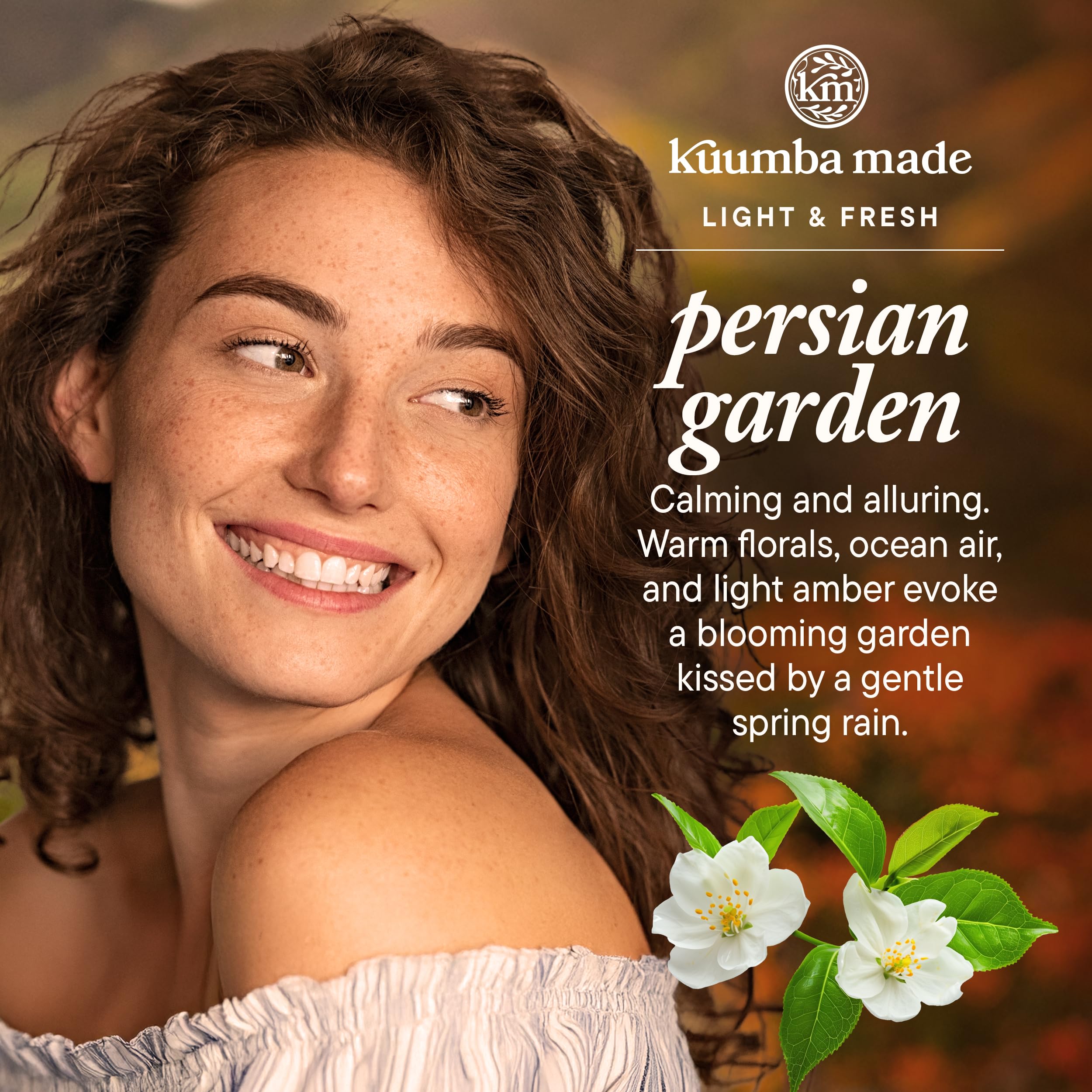 Kuumba Made Persian Garden fragrance oil on neck dab for daily wear