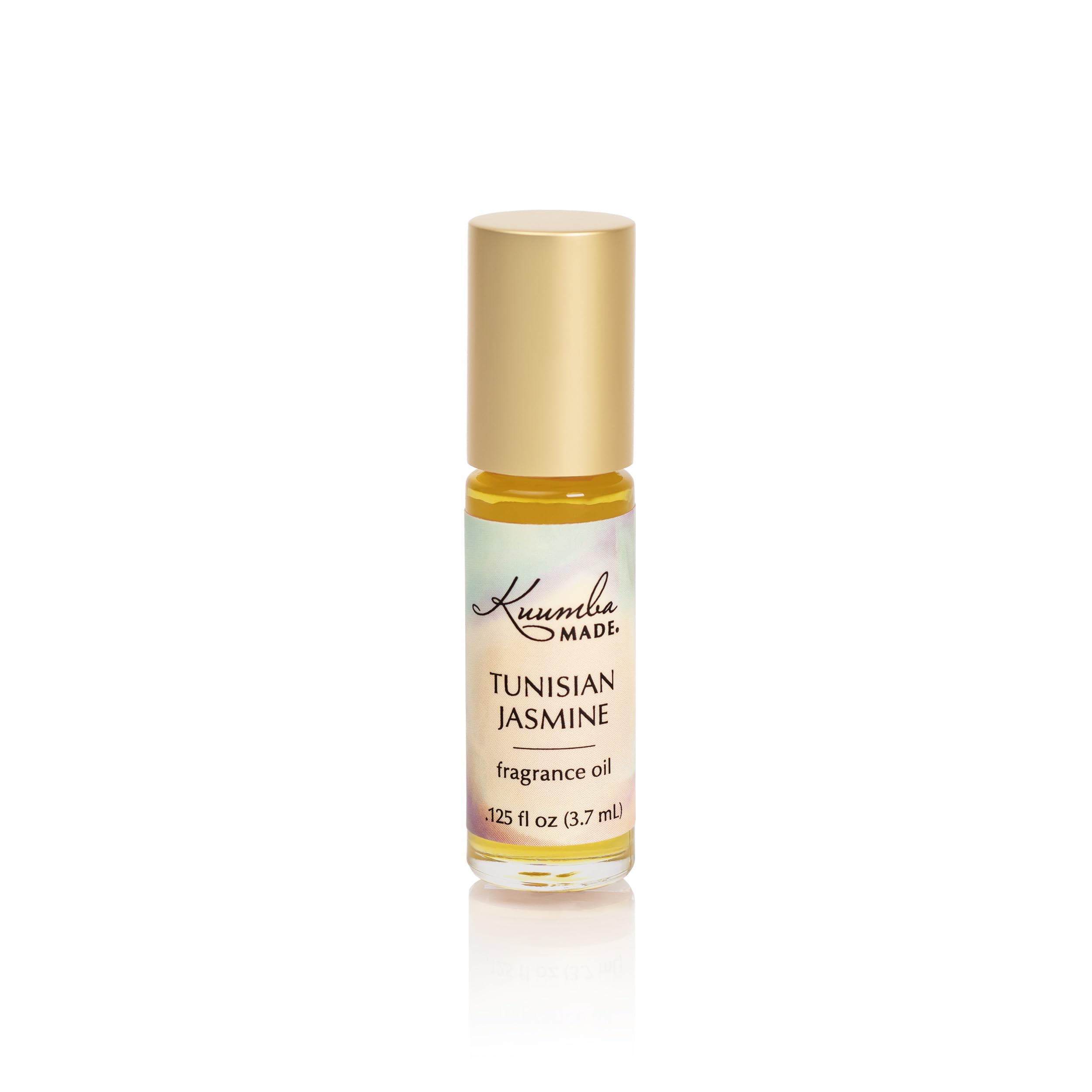 Kuumba Made Tunisian Jasmine fragrance roll-on bottle for portable, long-lasting scent