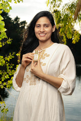 Kuumba Made Water Goddess roll-on application for quick, long-lasting aroma on skin