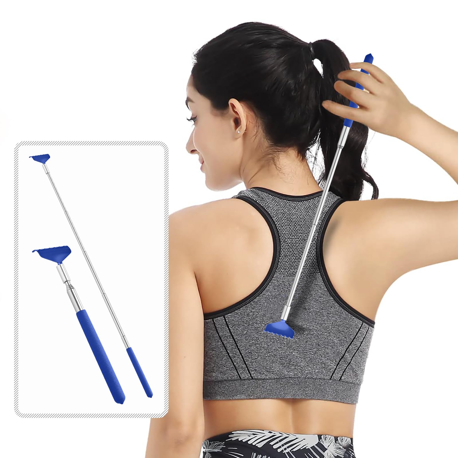 Kuvvfe back scratcher durable rust-proof design for longevity.