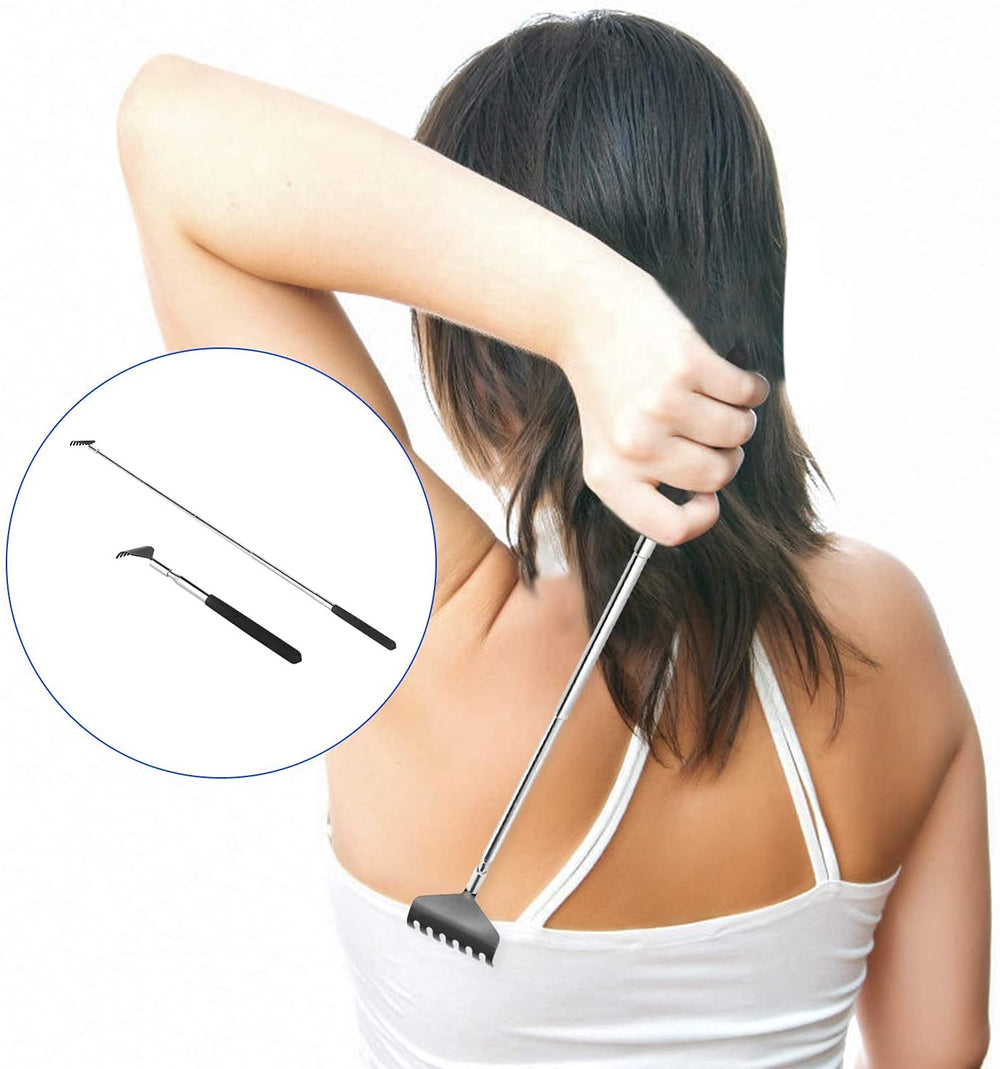Kuvvfe rascaespaldas extensible, fácil de portar en bolso o maletín