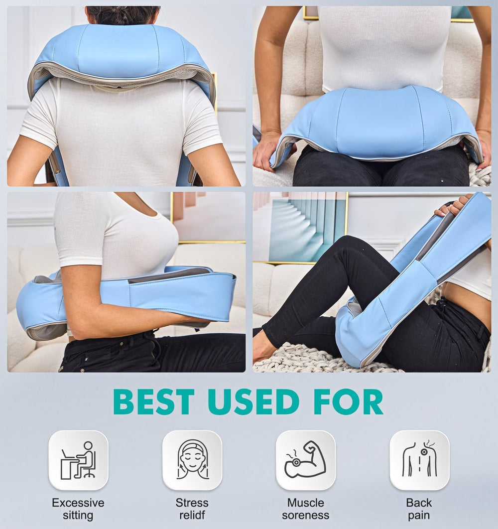Kuzaro heat option enhances comfort during use.