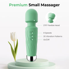 Kverg handheld massager app connection close-up demonstrates pattern control.