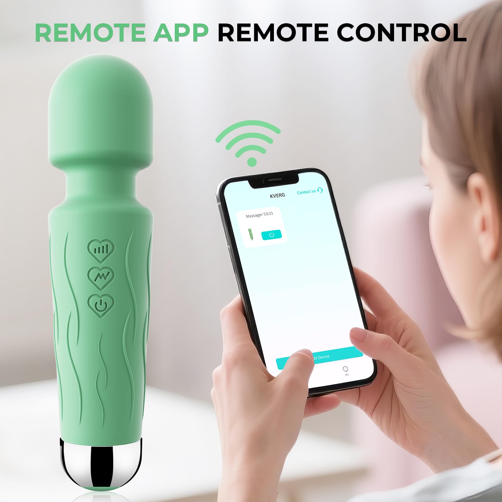 Kverg handheld massager travel case shows on the go readiness.