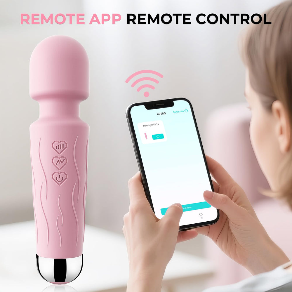 Kverg massager pink finish with comfortable grip for daily ease.