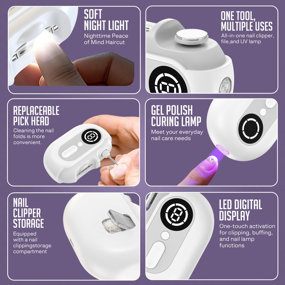 kvkor EasyClip detachable grinding head simplifies cleanup after grooming sessions