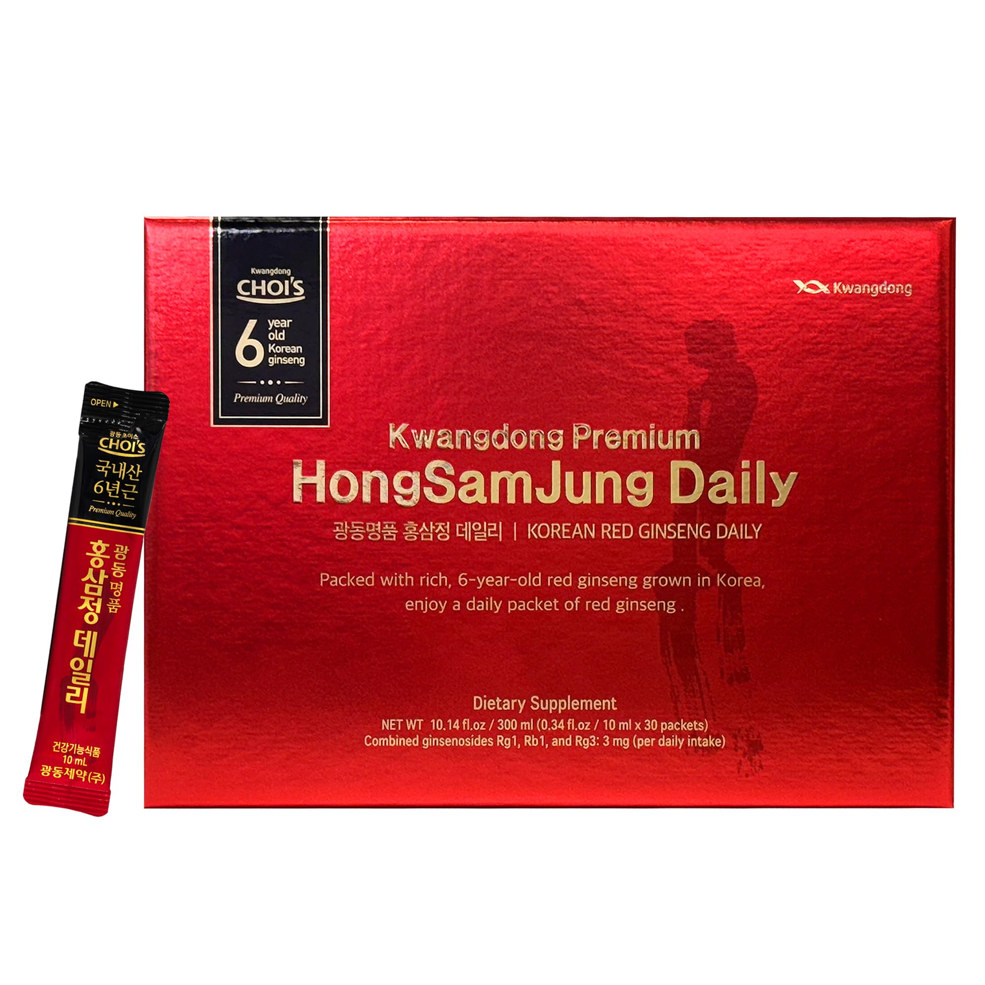 KWANGDONG Premium Red Ginseng daily stick pack for steady energy and immune support