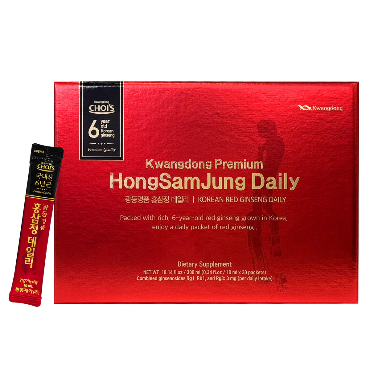 KWANGDONG Premium Red Ginseng daily stick pack for steady energy and immune support