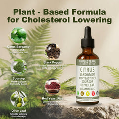 KXVUDE RESONA citrus bergamot drops bottle for everyday heart health support.