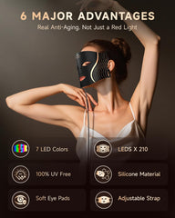 KYDJ seven-color LED mask for customizable skincare sessions