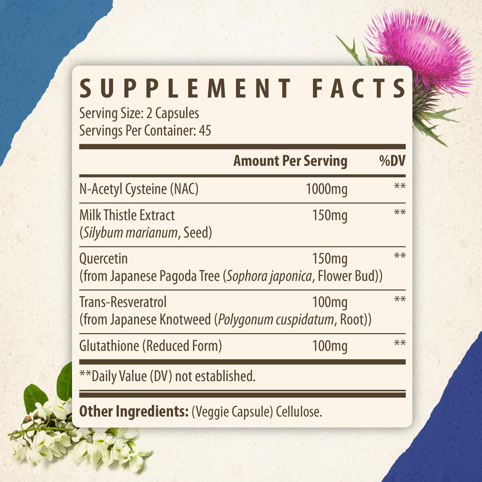 Kynderynl NAC label close-up showing high-dose 1000mg per serving