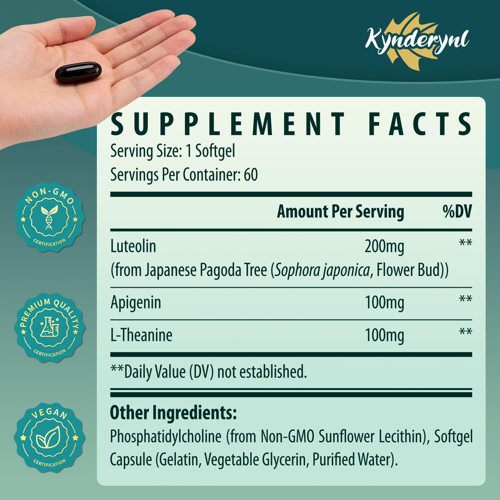 Kynderynl non-GMO gluten-free formula supports clean daily use