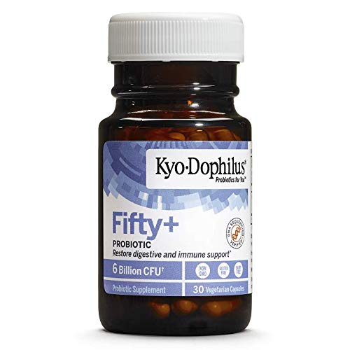 Kyo-Dophilus Fifty Plus immune focus suggests daily immune support.