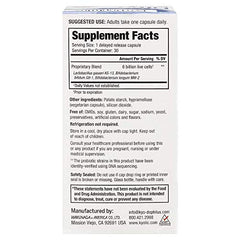 Kyo-Dophilus Fifty Plus label highlights non-GMO gluten-free formulation.