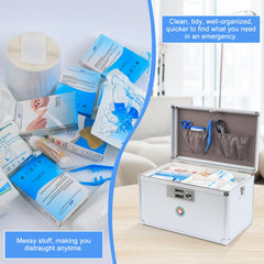 KYODOLED secure lock with two keys ensures safe storage.