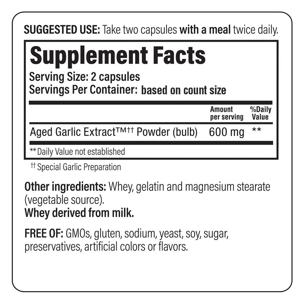 Kyolic Aged Garlic Extract Formula 100 packaging-box highlights product accessibility