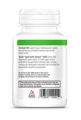 Kyolic Aged Garlic Extract Formula 100 supplement-tray illustrates organized daily servings