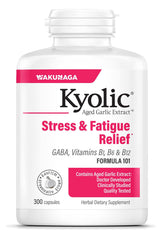 Kyolic Formula 101 bottle with aged garlic extract capsules for overall wellness